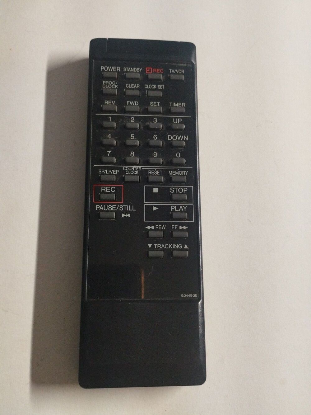 Sharp G0448GE - VCR Remote Control - Tested & Works